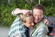 Premiere: "Die Chaoscamper". Im Bild (v.li.): Jeff Daniels (Travis Gornicke), Robin Williams (Bob Munro).