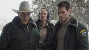 L-R: Sheriff Hadley (Robert Forster), Detective Julia Robson (Riki Lindhome), John Marshall (Jim Cummings)