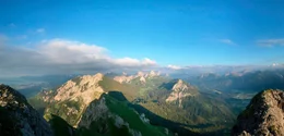 Allgäuer Alpen Blick vom Aggenstein nach Osten.