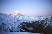 Der Mt. Cook, h&ouml;chster Berg Neuseelands.