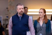 Tyler Labine (Dr. Iggy Frome), Megan Byrne (Gladys).
