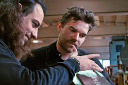 Patron Plasticfree Peaks Raphael Vogler (l.) und Martin S&auml;ckl (r.).