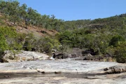 Entlang des Davies Creek liegen viele Kultpl&auml;tze der Bulwai-Aborigines.