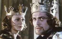 Die Macht hat ihren Preis: Schon lange vor seinem Untergang wird Macbeth (Jon Finch) von d&uuml;steren Vorahnungen gepeinigt. Seine machthungrige Lady (Francesca Annis) kann ihm nicht helfen.