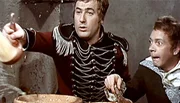 Hauptmann Florian (Manfred Krug) lernt auf seiner Reise nach Wien die h&uuml;bsche Duchessa von Guastalla (Regina Beyer) kennen.