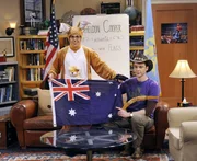 Nehmen Abschied von "Spa&szlig; mit Flaggen": Sheldon (Jim Parsons, r.) und Amy (Mayim Bialik, l.) ...