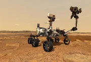 Die wesentliche Aufgabe dieses mit Sonden und Kameras ausgestatteten Roboters ist es, Bilder vom Mars aufzunehmen und nach Spuren fr&uuml;heren Lebens zu suchen.