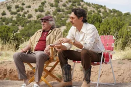 Zwei g&auml;nzlich erfolglose Filmproduzenten, v.li.: Robert De Niro als Max Barber, Zach Braff als Walter Creason