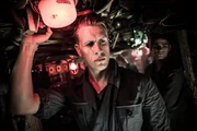 Captain Aleksei Dubivko and crew supervising aboard B-36 (Dramatic Recreation) L-R: Arvid Lorenz, Christoph Farkas. Captain Aleksei Dubivko and crew supervising aboard B-36 (Dramatic Recreation) L-R: Arvid Lorenz, Christoph Farkas.