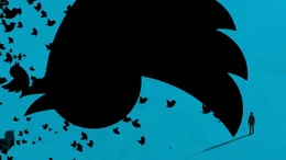 Artwork zu "Twitter: Absturz des blauen Vogels".  +++ Die Verwendung des sendungsbezogenen Materials ist nur mit dem Hinweis und Verlinkung auf RTL+ gestattet. +++