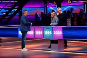 Elton (l.), Evelyn Burdecki, Ingolf L&uuml;ck.