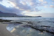 Meeresstrand auf Hawaii.