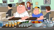 Peter Griffin (l.); Chris Griffin (r.)