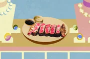 Der Star unter den Gourmetsteaks: Japanisches Kobe-Rindfleisch gilt weltweit als eine der schmackhaftesten, aber auch der teuersten Fleischsorten.