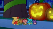 v.li.: Greg, Mondo, Clover, Popcorn, Lil Pal