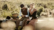 Emma (Jytte-Merle B&ouml;hrnsen) und Federico (Thiago Braga de Oliveira) beim Picknick.
