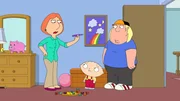 (v.l.n.r.) Lois Griffin; Stewie Griffin; Chris Griffin