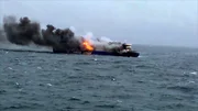 Schiffsbrand.