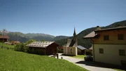 Auf halber H&ouml;he zum Penser Joch liegt die Ortschaft Egg.