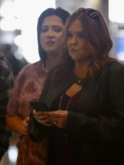 REBECCA, TIFFANY, & MICAH at the airport waiting for ZIED.