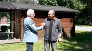 L-R: Gojko Mitić mit Knut Elstermann.
