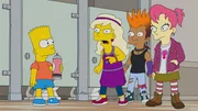 "Die Simpsons", "Bart gegen Itchy & Scratchy." Bei seiner allj&auml;hrlichen Pressekonferenz verk&uuml;ndet Krusty eine wesentliche &Auml;nderung bei 'Itchy und Scratchy'. Ab sofort spielen nur noch weibliche Charaktere in dem Cartoon mit. Entsetzt schw&ouml;rt Bart, sich die Show nie mehr anzusehen und gr&uuml;ndet einen M&auml;nnerverein. Als Lisa ihren Bruder jedoch dabei filmt, wie er 'Itchy und Scratchy' immer noch sieht und sich dabei sogar am&uuml;siert, wird er aus seiner eigenen Gruppe versto&szlig;en. Erbost wechselt Bart daraufhin die Seiten und schlie&szlig;t sich einer Bande radikaler Feministinnen an.