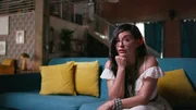 Maricela Mendoza lays her had on her fist