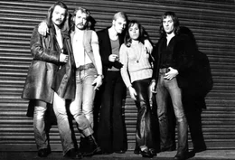 Das erste Bandfoto des Panikorchesters: Gottfried B&ouml;ttger, Steffi Stephan, Karl Allaut, Judith Hodosi und Udo Lindenberg (v.l.)
