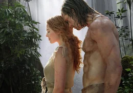 Margot Robbie (Jane Clayton), Alexander Skarsg&aring;rd (Tarzan / John Clayton).