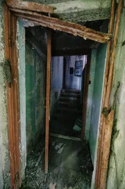 Verlassenes Wohngeb&auml;ude in Prypjat, Ukraine.