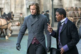 John Clayton/Tarzan (Alexander Skarsg&aring;rd) und George Washington Williams (Samuel L. Jackson)