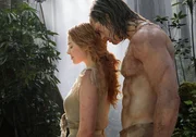 Margot Robbie (Jane Clayton), Alexander Skarsg&aring;rd (Tarzan / John Clayton).
