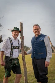Georg Ried und Josef Felix in Bad Bayersoien.