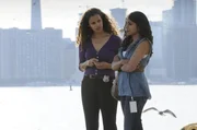 L - R: Agent Khalida 'Khali' Massi (Athena Karkanis), Mina Diwan (Sarena Parmar)