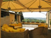 Ausblick von Zubin Mehta&rsquo;s Haus in der n&auml;he von Florenz.