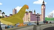 Tom in London. Der Zirkus macht in London Station. Tom, Wanda und Tip wünschen sich nichts sehnlicher, als die Queen zu besuchen. Leider sind ihnen Mr. Carter und seine Handlanger auf den Fersen. Sie wollen Tom mit einer lebensechten Nachbildung eines Dinosauriers aus dem Naturkundemuseum in eine Falle locken. Tom in London. Der Zirkus macht in London Station. Tom, Wanda und Tip wünschen sich nichts sehnlicher, als die Queen zu besuchen. Leider sind ihnen Mr. Carter und seine Handlanger auf den Fersen. Sie wollen Tom mit einer lebensechten Nachbildung eines Dinosauriers aus dem Naturkundemuseum in eine Falle locken.