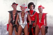 Boney M. in futuristischen Kost&uuml;men 1978 beim Cover-Shooting der LP "Nightflight to Venus" auf der sich Hits wie &ldquo;Rivers of Babylon&rdquo; oder &ldquo;&rdquo; fanden. Weiteres Bildmaterial finden Sie unter www.br-foto.de.