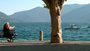 Seeufer des Lago Maggiore bei Ascona im Schweizer Kanton Tessin.