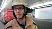 Bastian Haas von der Frankfurter Flughafen-Feuerwehr.