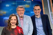 Quizduell-Olymp: Marie-Louise Fick (l.), Prof. Eckhard Freise (M.) und Thorsten Zirkel (r.)