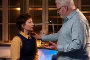 'Shucked' - When a petty officer is found murdered and frozen, it leads the team into a twisted underworld of seafood and sex trafficking. L-R: Mavournee Hazel as Forensic Pathologist Bluebird 'Blue' Gleeson and William McInnes as Forensic Pathologist Dr. Roy Penrose.