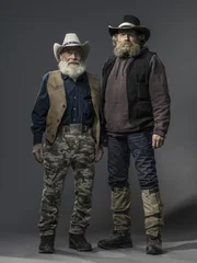 Sie haben es gewagt und ihren Traum vom "Aussteigen" verwirklicht: Tom (l.) und Rich (r.) leben in der Wildnis ...