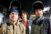 Im Bild (v.li.): Martin Walch (Eduard Huber), Despina Pajanou (Marga Korte), Winfried Frey (Michael Fichtinger).