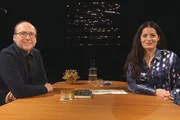 Florian Freistetter, Astronom, und Moderatorin Olivia Röllin Florian Freistetter, Astronom, und Moderatorin Olivia Röllin