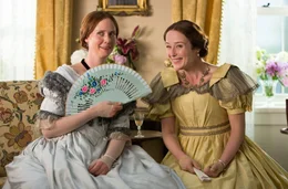 v.l.n.r. Emily Dickinson (Cynthia Nixon) und Vinnie Dickinson (Jennifer Ehle).