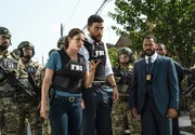 Maggie Bell (Missy Peregrym, l.); Omar Adom Zidan (Zeeko Zaki, r.) Maggie Bell (Missy Peregrym, l.); Omar Adom Zidan (Zeeko Zaki, r.)