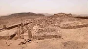 Der Tempel von Sarabit al-Chadim auf der Sinai-Halbinsel ist der G&ouml;ttin Hathor gewidmet. In der Anlage finden sich zahlreiche Stelen mit Inschriften.