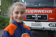Ayleen ist Mitglied bei der Freiwilligen Feuerwehr.