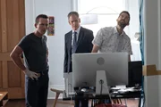 (v.l.n.r.) Special Agent Christopher LaSalle (Lucas Black); Special Agent Dwayne Pride (Scott Bakula); Forensiker Sebastian Lund (Rob Kerkovich)