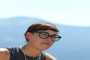 Eva Karl Faltermeier auf dem Osser (1293m) bei Lam im Bayerischen Wald. Eva Karl Faltermeier auf dem Osser (1293m) bei Lam im Bayerischen Wald.